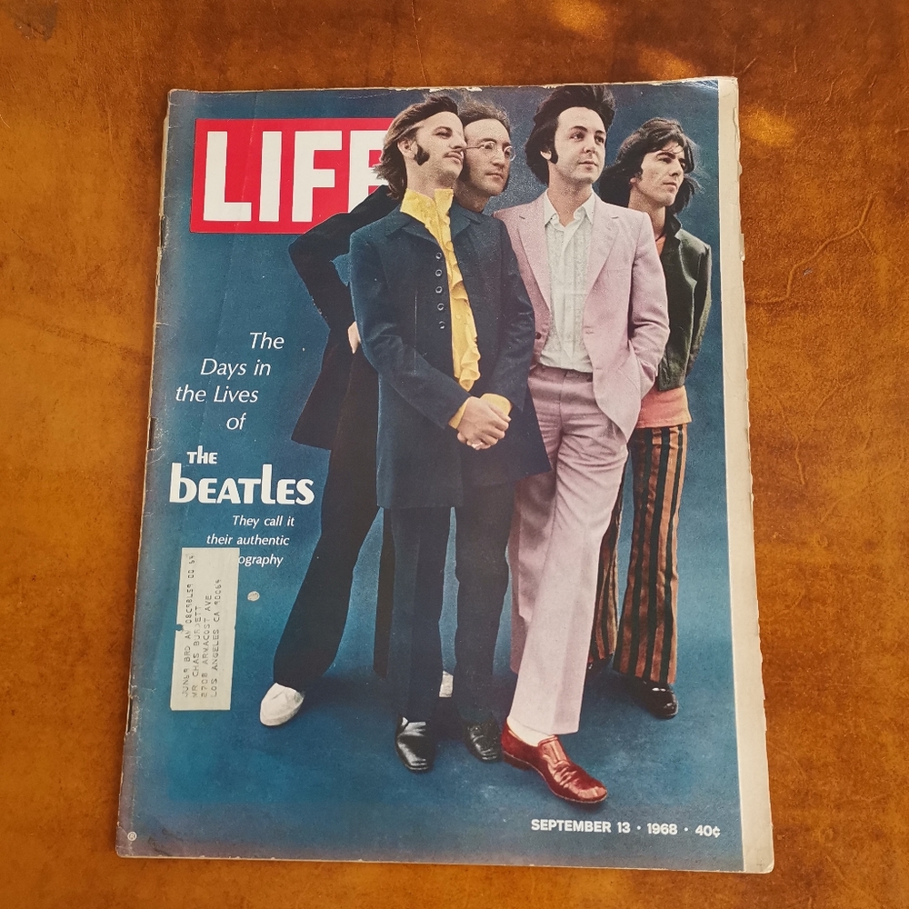 Life Magazine September 13. 1968 The Beatles Vintage